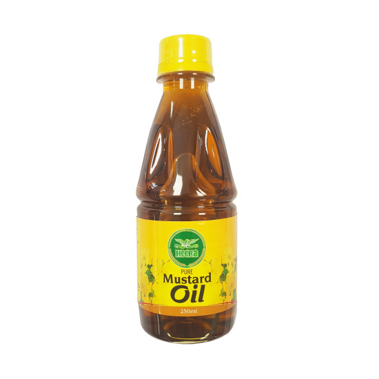Heera Hořčičný Olej (Heera Pure Mustard Oil) 250ML Heera Hořčičný Olej (Heera Pure Mustard Oil) 250ML