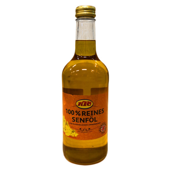 KTC Hořčičný Olej (KTC Pure Mustard Oil) 500ML KTC Hořčičný Olej (KTC Pure Mustard Oil) 500ML