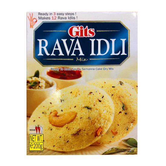 Gits Rava Idli Mix (Hotová Jídla Sladkosti) 200G Gits Rava Idli Mix (Hotová Jídla Sladkosti) 200G