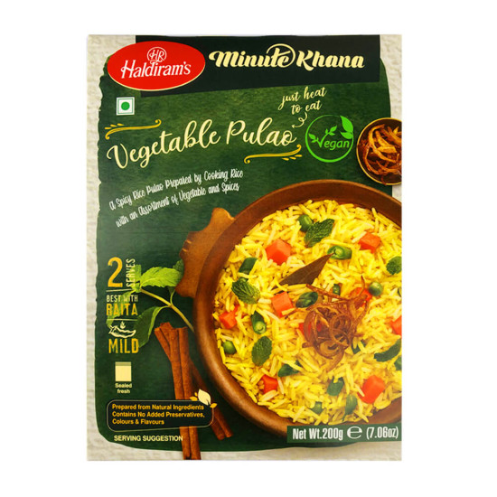 Haldirams Vegetable Pulao 200G Haldirams Vegetable Pulao 200G