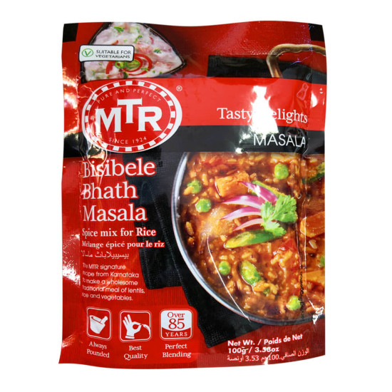 MTR Bisibele Bhath Masala (Směs koření pro Rýže) 100G MTR Bisibele Bhath Masala (Směs koření pro Rýže) 100G