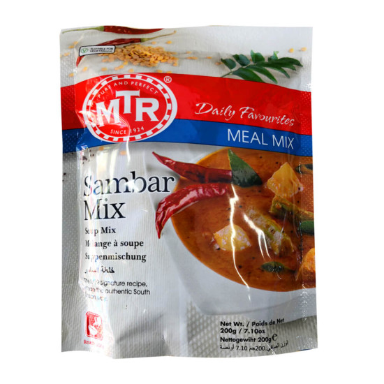 MTR Sambar Mix (Polévka Směs) 200G MTR Sambar Mix (Polévka Směs) 200G