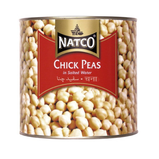 Natco Vařená Cizrna (Chick Peas In Salted Water) 2.5KG Natco Vařená Cizrna (Chick Peas In Salted Water) 2.5KG