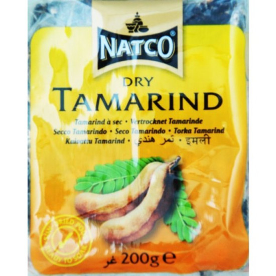 Natco Sušený tamarind 200G Natco Sušený tamarind 200G