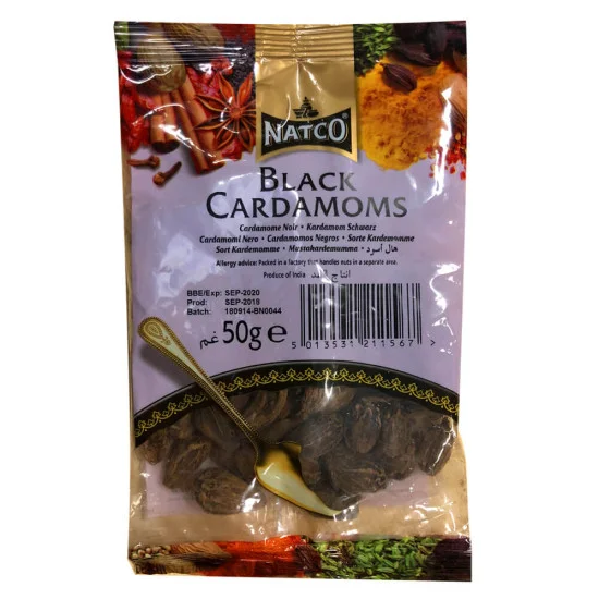 Natco Černá Cardamoms (50g) Natco Černá Cardamoms (50g)