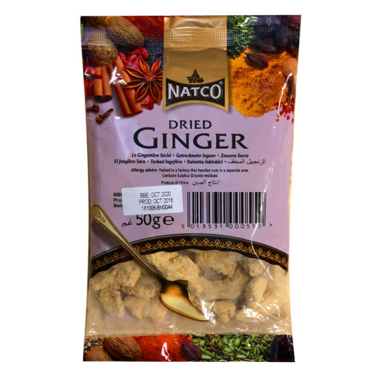 Natco Sušený Zázvor (50g) Natco Sušený Zázvor (50g)