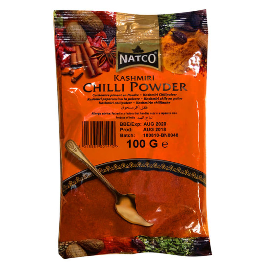 Natco Kashmiri Chili Prášek (100g) Natco Kashmiri Chili Prášek (100g)