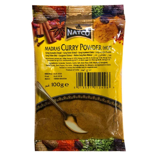 Natco Pikantní Madras Kari Směs (100g) Natco Pikantní Madras Kari Směs (100g)