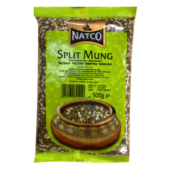 Natco Split Mung Fazole (500g) Natco Split Mung Fazole (500g)