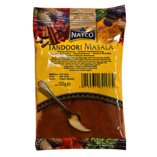 Natco Směs Koření Mletá (Tandoori Masala) 100g Natco Směs Koření Mletá (Tandoori Masala) 100g