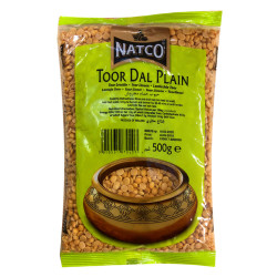 Natco Žlutá Split Hrachu (Toor Dal) (500g) 