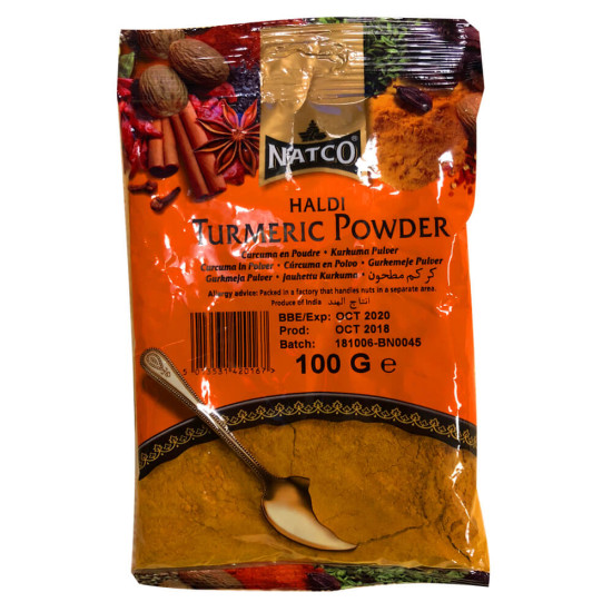 Natco Kurkuma Prášek (Haldi) (100g) Natco Kurkuma Prášek (Haldi) (100g)