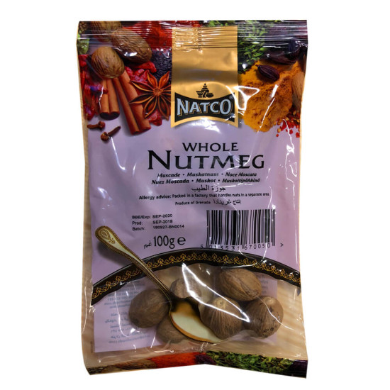 Natco Celé Muškátové Oříšky (100g) Natco Celé Muškátové Oříšky (100g)