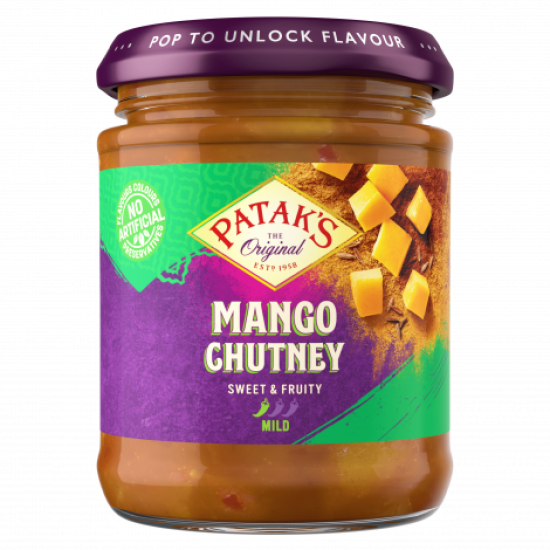 Pataks Mango Chutney sladké 340g Pataks Mango Chutney sladké 340g