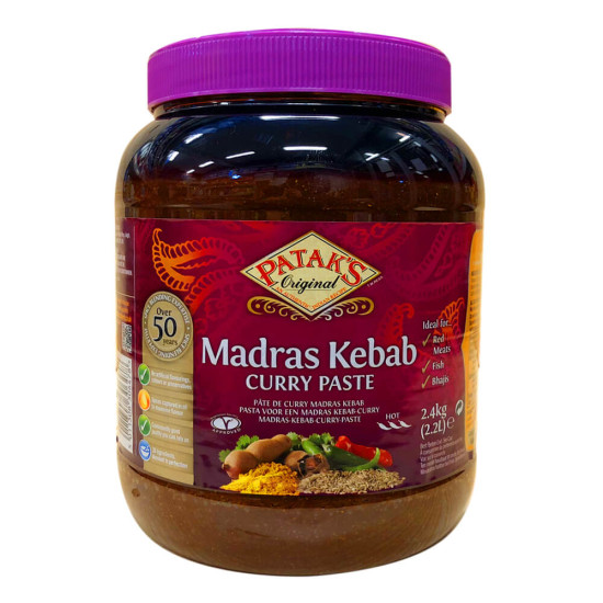Pataks Madras Kebab Kari Pasta (2.4KG) Pataks Madras Kebab Kari Pasta (2.4KG)