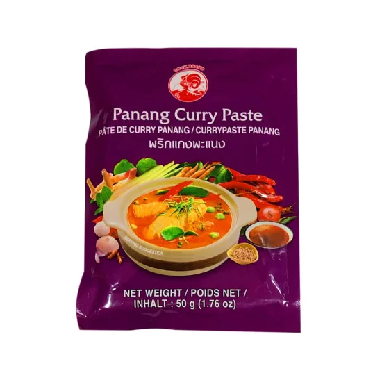Thajská panang kari pasta Cock Brand 50g Thajská panang kari pasta Cock Brand 50g