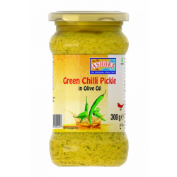 Ashoka – marináda ze zelených chilli papriček v olivovém oleji 300g