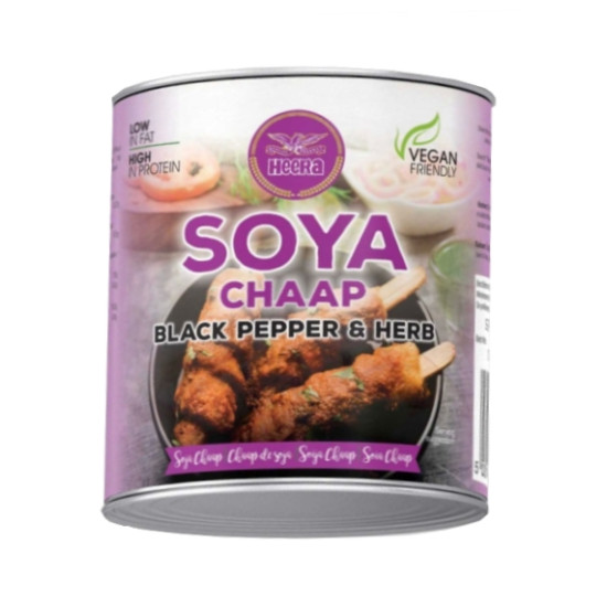 Heera Soya Chaap černý pepř a bylinky 800g Heera Soya Chaap černý pepř a bylinky 800g
