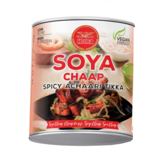 Heera Soya Chaap Spicy Achaari Tikka 800g Heera Soya Chaap Spicy Achaari Tikka 800g