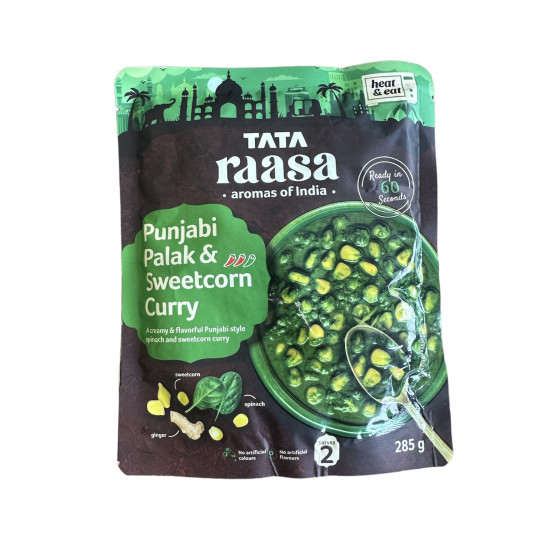 Tata Punjabi Palak & Sweetcorn Curry 285g (ZBOZI S PROSLOU TRVANLIVOSTI (01-2025) Tata Punjabi Palak & Sweetcorn Curry 285g (ZBOZI S PROSLOU TRVANLIVOSTI (01-2025)