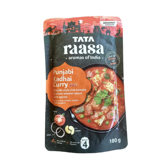 Tata Punjabi Kadhai Curry /punjabská omáčka plan rajčat, cibule a koření – skvělá s kuřetem, paneer nebo paprikou 180g (ZBOZI S PROSLOU TRVANLIVOSTI (01-2025) Tata Punjabi Kadhai Curry /punjabská omáčka plan rajčat, cibule a koření – skvělá s kuřetem, paneer nebo paprikou 180g (ZBOZI S PROSLOU TRVANLIVOSTI (01-2025)