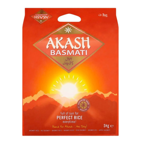 Akash Basmati Rýžě 5Kg Akash Basmati Rýžě 5Kg