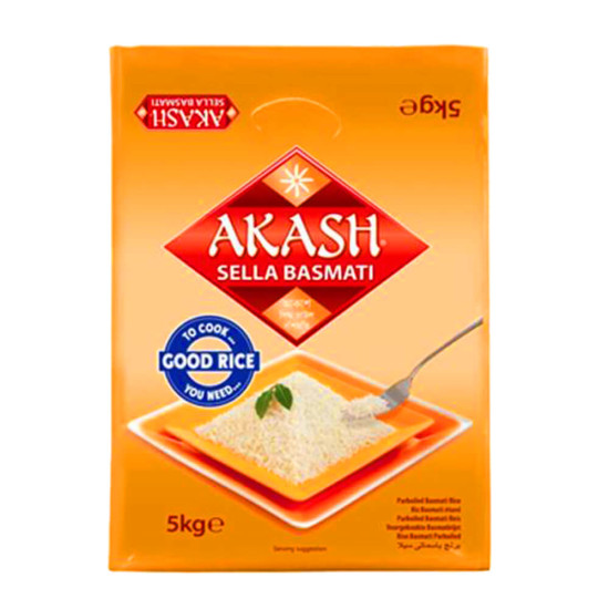 Akash Sella Basmati Rýžě 5Kg Akash Sella Basmati Rýžě 5Kg
