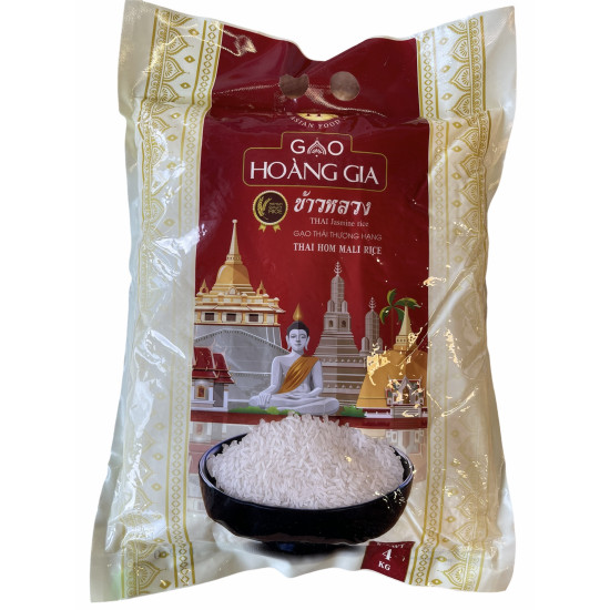 Hoáng gia thajská jasmínová rýže 4kg Hoáng gia thajská jasmínová rýže 4kg