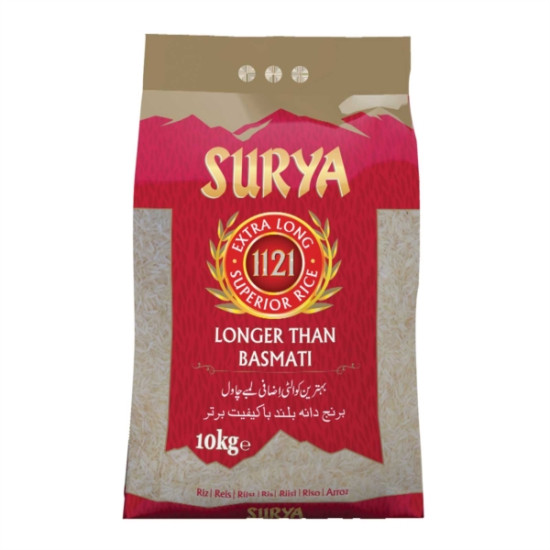 Surya dlouhozrná Basmati rýže 10kg Surya dlouhozrná Basmati rýže 10kg