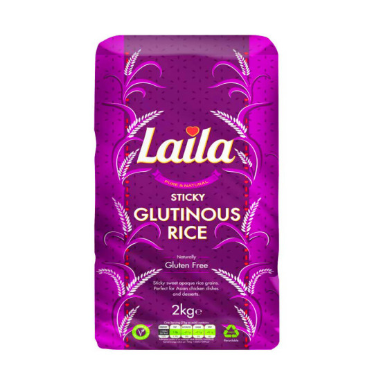 Laila Lepkavá Rýže 2Kg Laila Lepkavá Rýže 2Kg
