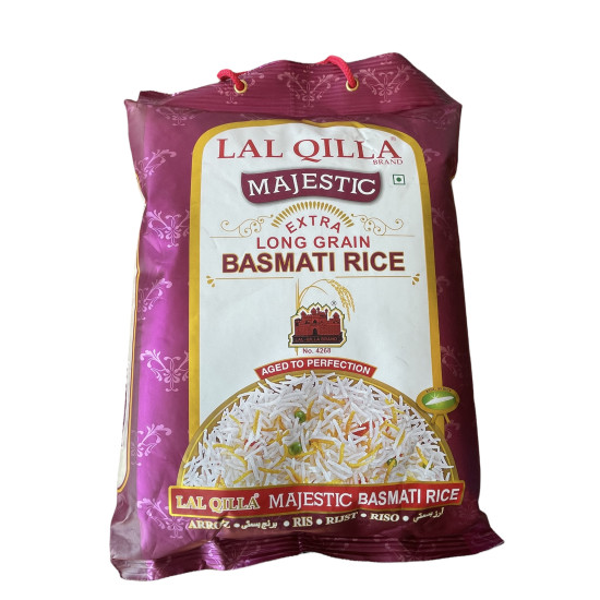 Lal Qila Extra dlouhá rýže Basmati 5KG Lal Qila Extra dlouhá rýže Basmati 5KG
