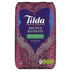 Tilda Celozrnná Basmati Rýže (Wholegrain Brown Rice) 1Kg