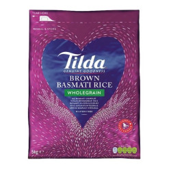 Tilda Celozrnná Basmati Rýže (Wholegrain Brown Rice) 5KG