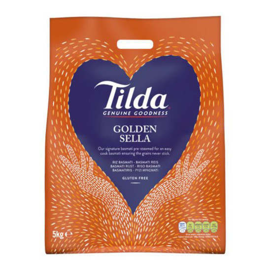 Tilda Zlatá Sella Basmati Rýže 5Kg Tilda Zlatá Sella Basmati Rýže 5Kg