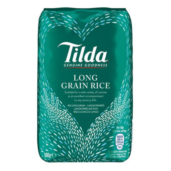 Tilda dlouhozrnná Rýže 500g Tilda dlouhozrnná Rýže 500g