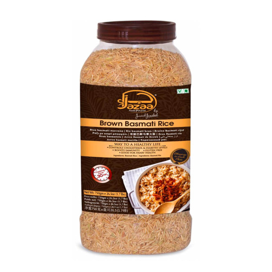 Jazaa Brown Basmati Rýže 1.5KG Jazaa Brown Basmati Rýže 1.5KG