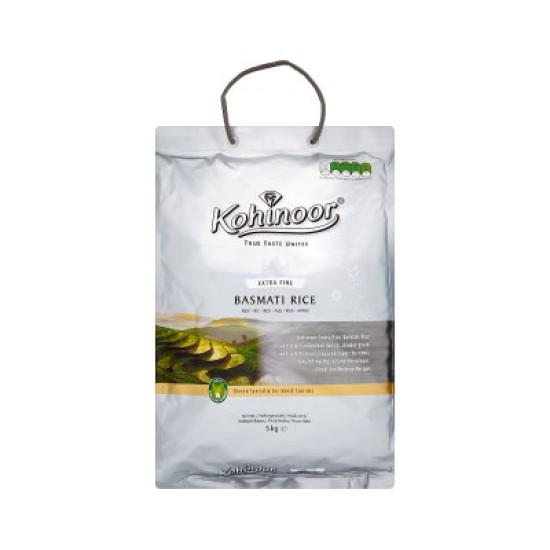 Kohinoor Extra Fine Basmati Rýže (5Kg) Kohinoor Extra Fine Basmati Rýže (5Kg)