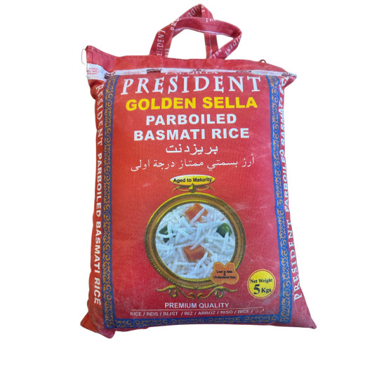 Rýže Basmati Prezident Golden Sella 5 kg Rýže Basmati Prezident Golden Sella 5 kg
