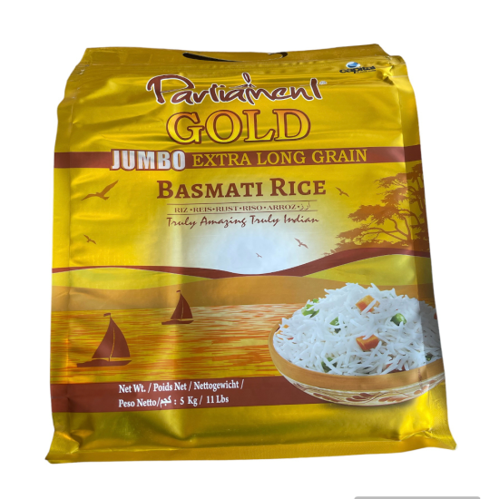 Parliament Gold Jumbo Extra Dlouhá Basmati Rýže 5KG