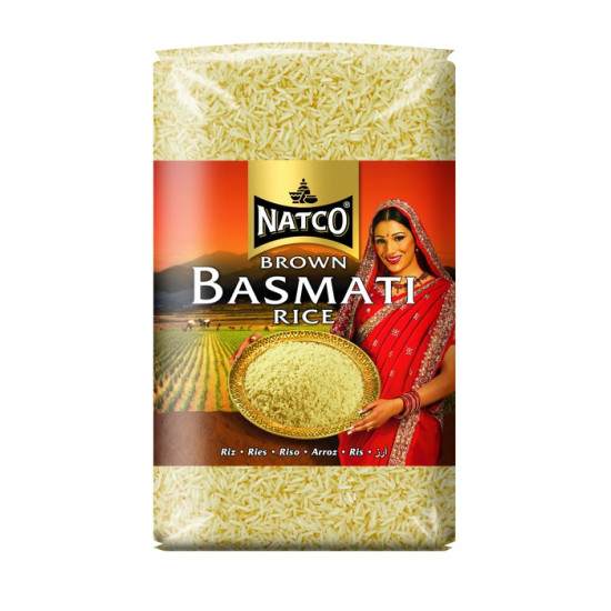 Natco Brown Basmati Rýže 2KG Natco Brown Basmati Rýže 2KG