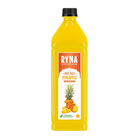 Ryna – chuť přírody  Ovocný džus – ananas 1LITR (ZBOZI S PROSLOU TRVANLIVOSTI (07-10-2024)