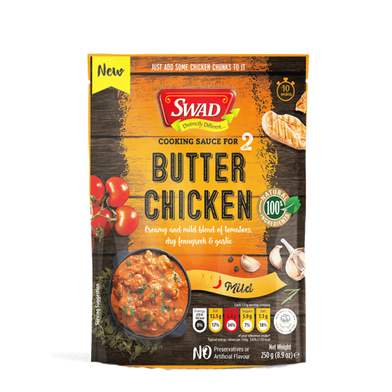 SWAD Butter Chicken hotová omáčka 250g SWAD Butter Chicken hotová omáčka 250g