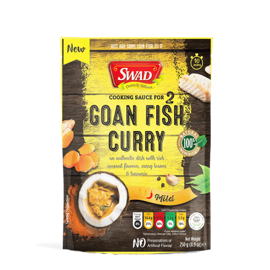 SWAD Goan fish curry hotová omáčka 250g SWAD Goan fish curry hotová omáčka 250g