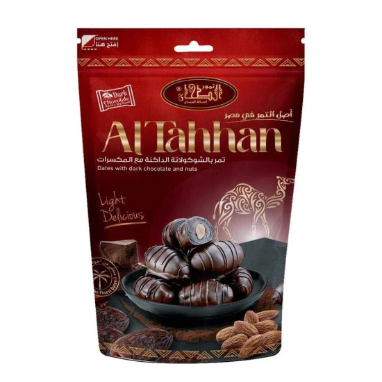 Al Tahhan Datle s hořkou čokoládou a ořechy 250g Al Tahhan Datle s hořkou čokoládou a ořechy 250g