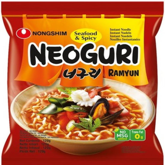 Nongshim Neoguri Ramyun Seafood & Spicy 120 g Nongshim Neoguri Ramyun Seafood & Spicy 120 g