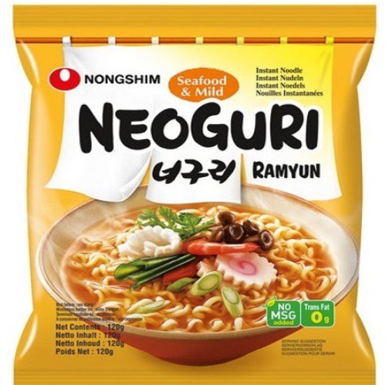 Nongshim Neoguri Nudle Mořské plody & Jemné 120g Nongshim Neoguri Nudle Mořské plody & Jemné 120g