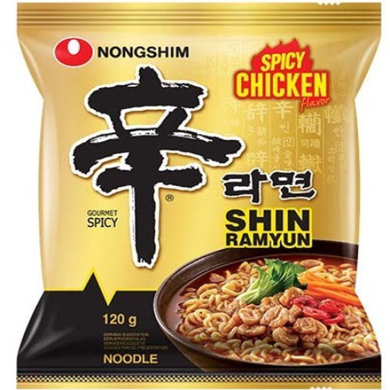 Nongshim Pikantní kuřecí Ramyun nudle 120g Nongshim Pikantní kuřecí Ramyun nudle 120g