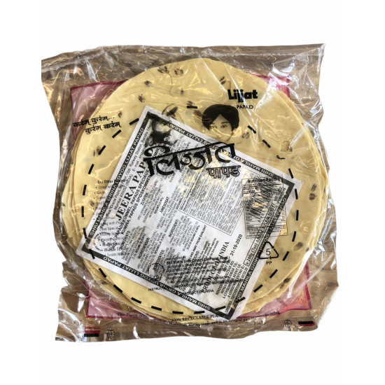 Lijjat Papad s římským kmínem 200G Lijjat Papad s římským kmínem 200G