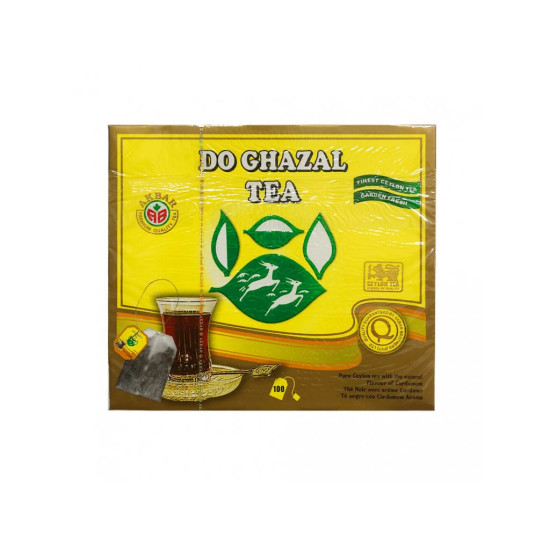 DO GHAZAL TEA, ČERNÝ ČAJ CEYLON S KARDAMONEM 100 SÁČKŮ DO GHAZAL TEA, ČERNÝ ČAJ CEYLON S KARDAMONEM 100 SÁČKŮ