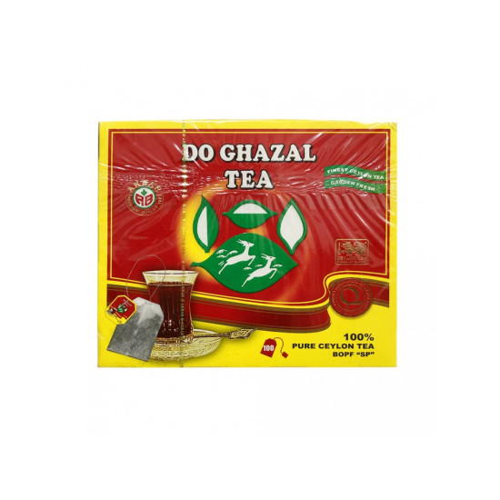 DO GHAZAL TEA, ČERNÝ ČAJ PURE CEYLON 100 SÁČKŮ DO GHAZAL TEA, ČERNÝ ČAJ PURE CEYLON 100 SÁČKŮ